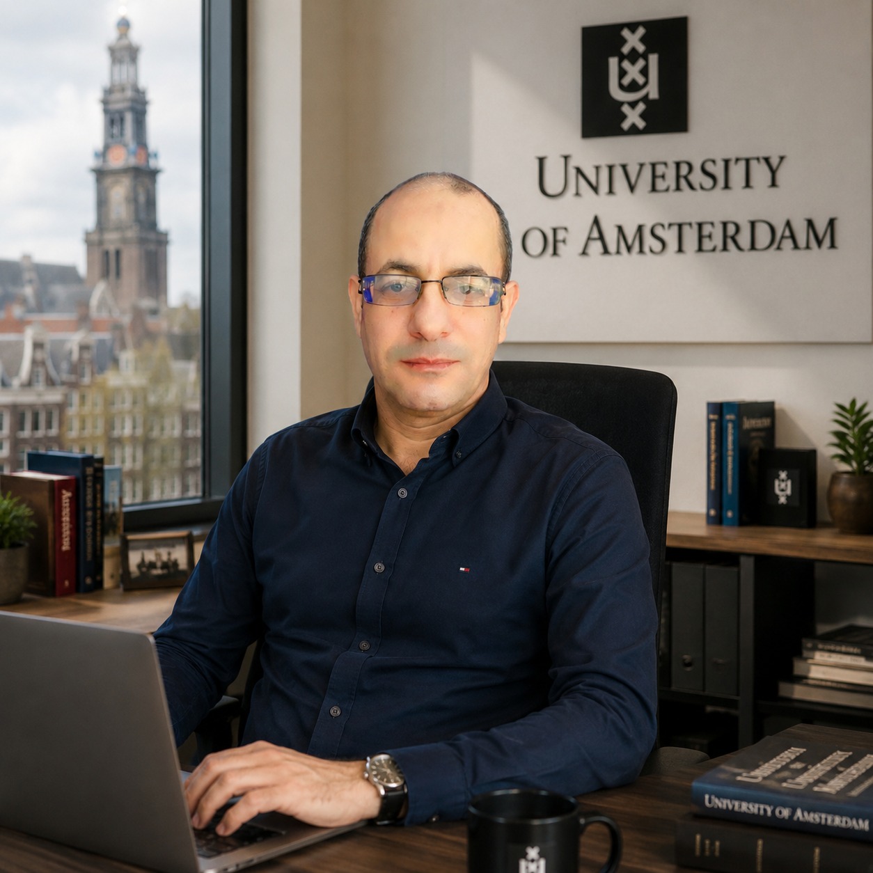 د. إبراهيم جلال فضلون — مكتب جامعة أمستردام (University of Amsterdam)