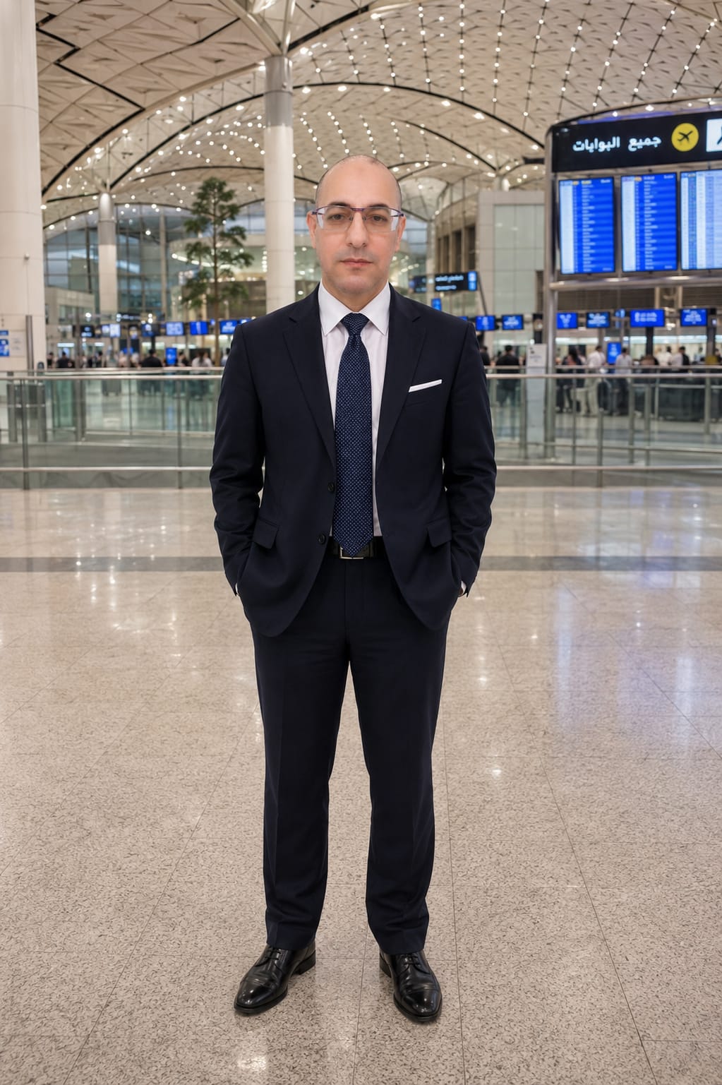 د. إبراهيم جلال فضلون — مطار الملك خالد الدولي — الرياض (King Khalid Intl. Airport)